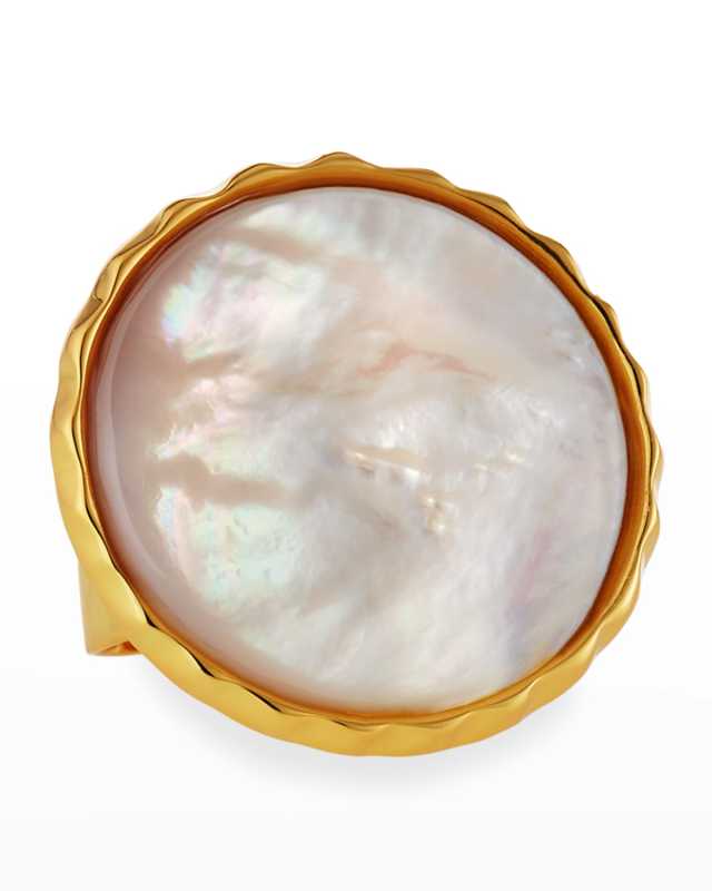 Mother-of-Pearl Statement Ring